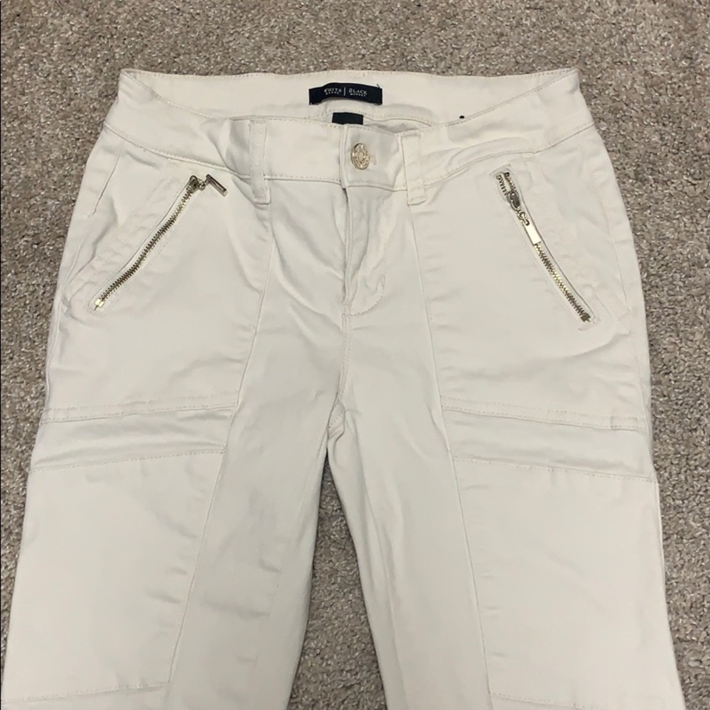 Khaki Skinny Crop Pants